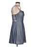 B. Smart 100% Polyester Metallic Blue Cocktail Dress Size 11 - photo 4
