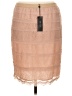 BCBGMAXAZRIA 100% Nylon Tan Formal Skirt Size M - photo 2