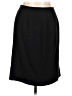 Casual Corner Solid Black Formal Skirt Size 10 - photo 1