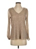 Nine West Tan Long Sleeve Blouse Size S - photo 1