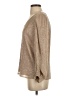 Nine West Tan Long Sleeve Blouse Size S - photo 5