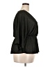 Aqua Black 3/4 Sleeve Blouse Size 2X - photo 4