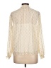 NANETTE Nanette Lepore 100% Polyester Polka Dots Ivory Long Sleeve Blouse Size L - photo 2