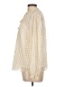 NANETTE Nanette Lepore 100% Polyester Polka Dots Ivory Long Sleeve Blouse Size L - photo 5