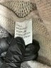 MIOU MUSE Chevron-herringbone Gray Casual Pants Size S - photo 5