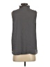 Ann Taylor 100% Polyester Gray Sleeveless Blouse Size S - photo 2