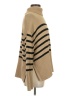 Gap 100% Cotton Stripes Tan Turtleneck Sweater Size XS - photo 4
