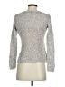 Eileen Fisher 100% Cotton Metallic Silver Pullover Sweater Size XS - photo 2