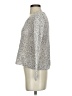 Eileen Fisher 100% Cotton Metallic Silver Pullover Sweater Size XS - photo 5