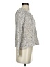 Eileen Fisher 100% Cotton Metallic Silver Pullover Sweater Size XS - photo 4