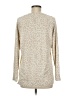 Tahari Animal Print Ivory Turtleneck Sweater Size M - photo 2