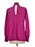 ASOS 100% Polyester Purple Pink Long Sleeve Blouse Size 6 - photo 2