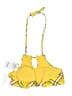 Hobie Plaid Yellow Swimsuit Top Size 10 - photo 2