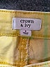 Crown & Ivy Color Block Yellow Jeans Size 8 - photo 6