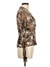 Nic + Zoe Brown Long Sleeve Blouse Size XS - photo 4