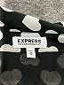 Express 100% Polyester Polka Dots Black Long Sleeve Blouse Size XS - photo 7