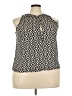 Ann Taylor LOFT 100% Polyester Ivory Sleeveless Blouse Size XXL - photo 1