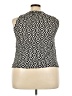 Ann Taylor LOFT 100% Polyester Ivory Sleeveless Blouse Size XXL - photo 2