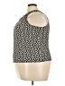 Ann Taylor LOFT 100% Polyester Ivory Sleeveless Blouse Size XXL - photo 5