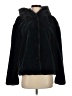 MNG Black Blue Faux Fur Jacket Size S - photo 1