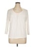 Talbots Ivory 3/4 Sleeve Top Size XL - photo 1