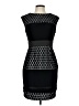 Studio One 100% Polyester Graphic Black Cocktail Dress Size 10 - photo 1