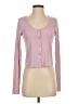 Mono b Pink Long Sleeve Henley Size S - photo 1