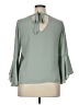 A. Byer 100% Polyester Green 3/4 Sleeve Blouse Size XL - photo 2