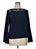 Tacera 100% Polyester Blue Long Sleeve Blouse Size 1X - photo 1