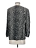 Seed Heritage 100% Viscose Animal Print Black 3/4 Sleeve Blouse Size 2 - photo 2