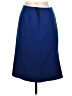 Kasper A.S.L. 100% Polyester Solid Blue Formal Skirt Size 10 - photo 2