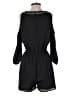 Bebe Solid Black Romper Size S - photo 2