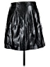 DKNY 100% Polyurethane Black Faux Leather Skirt Size 4 - photo 2