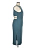 Unbranded Solid Teal Cocktail Dress Size XL - photo 4