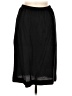Unbranded Solid Black Casual Skirt Size 8 - photo 1