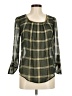 Blu Pepper 100% Polyester Green 3/4 Sleeve Blouse Size S - photo 1