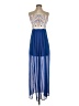 Jealous Tomato 100% Polyester Blue Cocktail Dress Size S - photo 1