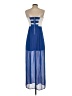Jealous Tomato 100% Polyester Blue Cocktail Dress Size S - photo 2