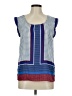 Japna 100% Polyester Blue Sleeveless Blouse Size M - photo 1
