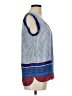 Japna 100% Polyester Blue Sleeveless Blouse Size M - photo 4