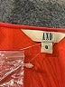 And 100% Polyester Orange Cocktail Dress Size 8 - photo 3