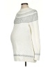 Gap - Maternity Ivory Gray Turtleneck Sweater Size S - photo 1