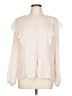 Nine West 100% Polyester Pink Long Sleeve Blouse Size L - photo 1