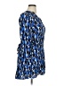 Zara Blue 3/4 Sleeve Blouse Size XL - photo 4
