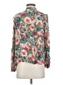 Zara Floral Blue Long Sleeve Blouse Size S - photo 2