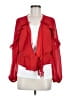 Mi ami 100% Polyester Red 3/4 Sleeve Blouse Size M - photo 1