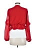 Mi ami 100% Polyester Red 3/4 Sleeve Blouse Size M - photo 2
