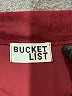 Bucketlist Burgundy Long Sleeve Blouse Size L - photo 7