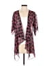 Lularoe 100% Polyester Pink Kimono Size S - photo 1
