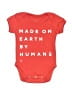 Tesla 100% Cotton Graphic Red Short Sleeve Onesie Size Newborn - photo 1
